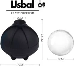 Perfecte Mega Ijsballen Set Van 4 Stuks By ATV PERFECTUM - Ø 6 Cm Groot- Ijsblokjesvorm Met Deksel - Ijsblokjesvorm Groot En Rond - Ijsblokjesvorm Silicone - Ijsblokvormen Met Deksel -Merkloos Winkel 1200x1073 9