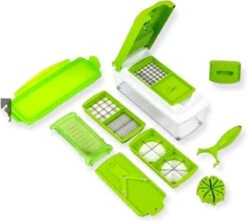 Groentesnijder - Uiensnijder - Mandoline - Multifunctionele Groentesnijder - RVS - Inclusief 7 Mesjes - Mandoline Keukensnijder- Mandoline Snijder - -Merkloos Winkel 1200x1074 7