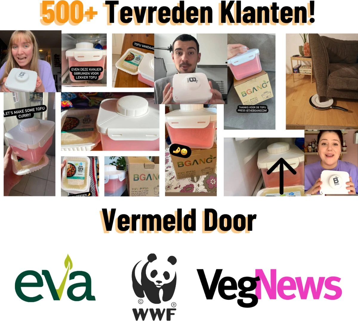 BGANG Tofu Pers/Tofu Press + Marineer Box Incl. Recepten E-boek En Tofu Start Cursus - 2-in-1 Functie - Vegan - Vegetarisch 7 BGANG Tofu Pers/Tofu Press + Marineer Box Incl. Recepten E-boek En Tofu Start Cursus - 2-in-1 Functie - Vegan - Vegetarisch - Afbeelding 7