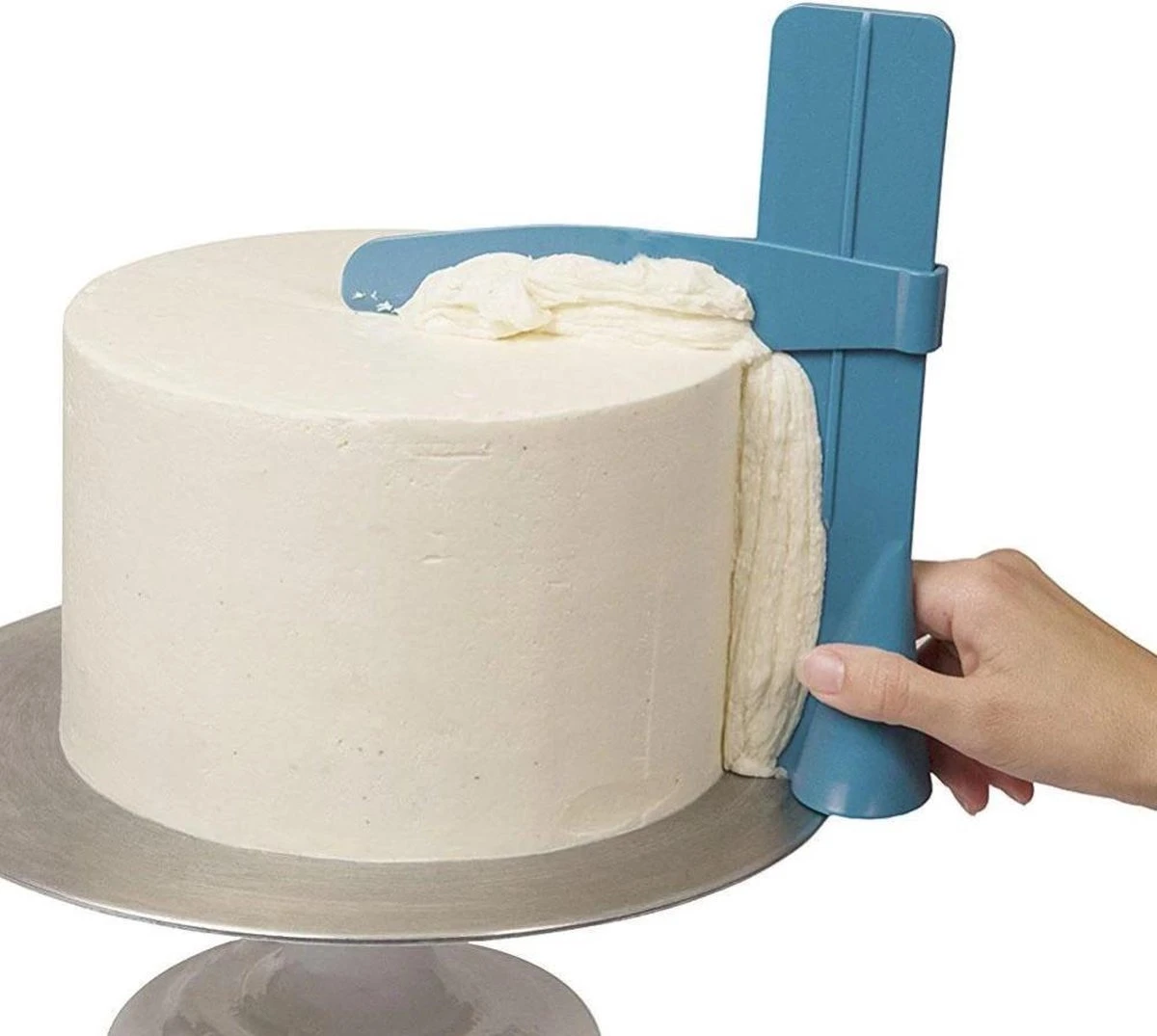 BYCT - Verstelbare Gladstrijker - Fondant Schraper - Taart - Decoratie - Soepeler - Versier Gereedschap - Glad Strijken Van Cake En Taart - Glazuur Smoother Voor Botercrème - Ganache Marsepein - Glaceermes - 1 Stuks 4 BYCT - Verstelbare Gladstrijker - Fondant Schraper - Taart - Decoratie - Soepeler - Versier Gereedschap - Glad Strijken Van Cake En Taart - Glazuur Smoother Voor Botercrème - Ganache Marsepein - Glaceermes - 1 Stuks - Afbeelding 4