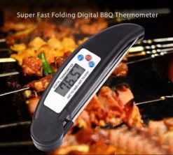 Gohh Digitale Vleesthermometer - Kookthermometer - Suikerthermometer - Inklapbare Sonde - BBQ Thermometer - LCD Scherm - Meter Tot 300 °C - Zwart -Merkloos Winkel 1200x1078 7