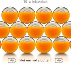 Blend In - Blender To Go - Smoothie Maker - Oplaadbare Mini Blender - Smoothies & Shakes - Draadloos & Draagbaar - Fruit Mixer - USB Oplaadbaar - 350ML - Zwart -Merkloos Winkel 1200x1079 7
