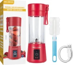 Sikmann Blender To Go Met 50 Smoothie Recepten - Ijsblok Maler - Draagbare Blender - Blender - Portable Blender - Smoothie Maker - 380ML Rood -Merkloos Winkel 1200x1080 12