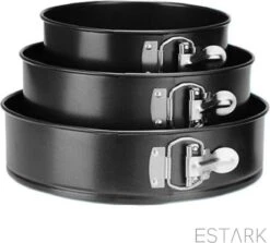 ESTARK® 3-Delige Ronde RVS Oven Bakvorm - Springvorm Set - Bak Vorm Voor Oven - Bakblik Taartvorm - Voor Het Bakken Van Cake Taarten Quiche - Cakevorm - Quichevorm - Taartblik Ring Metalen Ovenvorm - Rond - Ovenbakvorm 23/26/28cm - Set Van 3 19 ESTARK® 3-Delige Ronde RVS Oven Bakvorm - Springvorm Set - Bak Vorm Voor Oven - Bakblik Taartvorm - Voor Het Bakken Van Cake Taarten Quiche - Cakevorm - Quichevorm - Taartblik Ring Metalen Ovenvorm - Rond - Ovenbakvorm 23/26/28cm - Set Van 3 -Merkloos Winkel 1200x1082 7