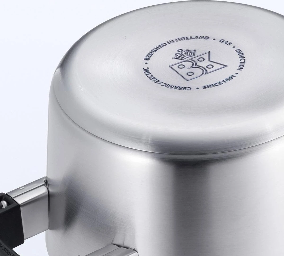 BK Conical Cool Glas Pannenset - 4-delig - RVS - Glazen Deksel - Inductie 6 BK Conical Cool Glas Pannenset - 4-delig - RVS - Glazen Deksel - Inductie - Afbeelding 6