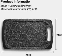 KC Merials Snijplank & Ontdooiplaat 2 In 1- Multifunctionele Snijplank - Kunststof Snijplanken - 2 Tot 10 Keer Sneller Vlees Ontdooien - Hygiënisch, Veilig & Duurzaam. -Merkloos Winkel 1200x1084 9