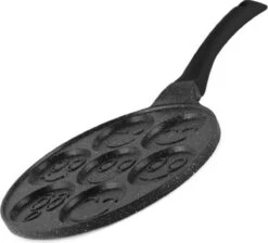 Emoji Pannenkoekenpan Pancake | 26cm | 7 Kop - Marmeren Anti Aanbaklaag Met Smiley 11 Emoji Pannenkoekenpan Pancake | 26cm | 7 Kop - Marmeren Anti Aanbaklaag Met Smiley -Merkloos Winkel 1200x1088