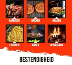 Wowgoods® Extra Lange Ovenwanten Tot 500°C - Hittebestendige BBQ Handschoenen Met Vleesklauwen -Merkloos Winkel 1200x1090