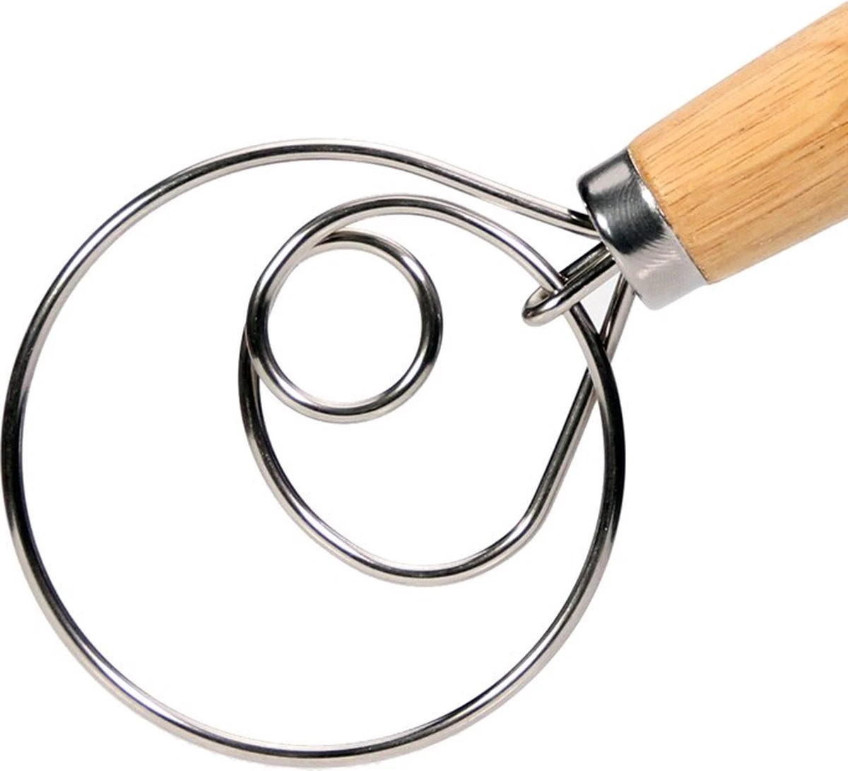 Bondoo - Deense Deegklopper - 33 Cm - Hout 3 Bondoo - Deense Deegklopper - 33 Cm - Hout - Afbeelding 3