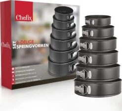 Chefix 6-delige Bakvorm Set - Springvorm - Cakevorm - Bakvormen - Taartvorm 13 Chefix 6-delige Bakvorm Set - Springvorm - Cakevorm - Bakvormen - Taartvorm -Merkloos Winkel 1200x1091 18