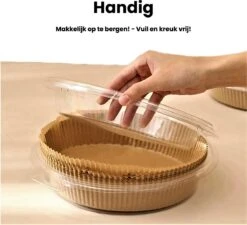 Goods4u - Airfryer Wegwerpbakjes - Airfryer Bakpapier - 20 Tot 23cm - 50 Stuks - Bakpapier - Bakspullen - Airfryer Accesoires - Airfryer Bakjes - Bakpapier Airfryer XXL - Bakpapier Airfryer - Airfryer Wegwerp Bakjes - Wegwerpbakjes -Merkloos Winkel 1200x1092 12