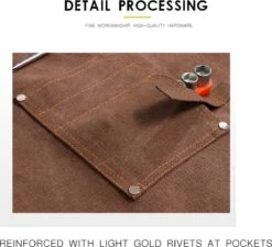 Schort - Hobby Schort - Bruin - Klus Schort - Timmerman Schort - Werk Schort - Schilder Schort - Multifunctioneel Schort - Werkschort -Merkloos Winkel 1200x1092