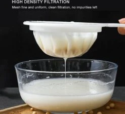 Keuken Ultra-Fijne Zeef Keuken Nylon Mesh Filter Lepel Voor Geschikt Voor Sojamelk Koffie Melk Yoghurt - Wit -Merkloos Winkel 1200x1092 5