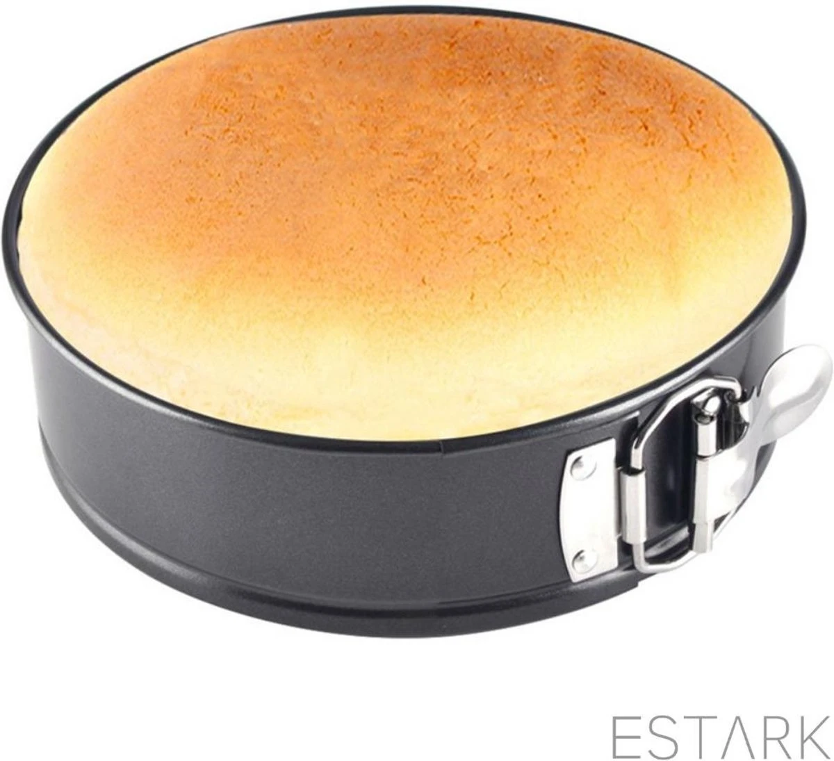 ESTARK® 3-Delige Ronde RVS Oven Bakvorm - Springvorm Set - Bak Vorm Voor Oven - Bakblik Taartvorm - Voor Het Bakken Van Cake Taarten Quiche - Cakevorm - Quichevorm - Taartblik Ring Metalen Ovenvorm - Rond - Ovenbakvorm 23/26/28cm - Set Van 3 5 ESTARK® 3-Delige Ronde RVS Oven Bakvorm - Springvorm Set - Bak Vorm Voor Oven - Bakblik Taartvorm - Voor Het Bakken Van Cake Taarten Quiche - Cakevorm - Quichevorm - Taartblik Ring Metalen Ovenvorm - Rond - Ovenbakvorm 23/26/28cm - Set Van 3 - Afbeelding 5