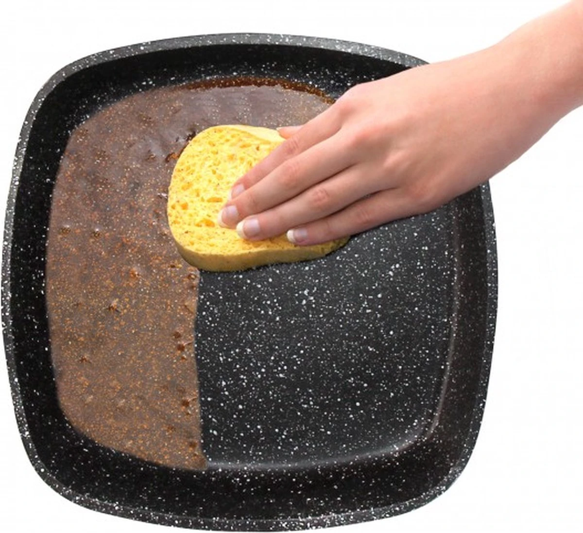 Herenthal Dubbele Grillpan - Ø 28 Cm - Koekenpan - Keramische Pan - Marmeren Coating Met Antiaanbaklaag - PFAS & PFOA Vrij - Pan - Grill - Vermindert Geur, Rook En Oliespatten - Zilver 11 Herenthal Dubbele Grillpan - Ø 28 Cm - Koekenpan - Keramische Pan - Marmeren Coating Met Antiaanbaklaag - PFAS & PFOA Vrij - Pan - Grill - Vermindert Geur, Rook En Oliespatten - Zilver - Afbeelding 11