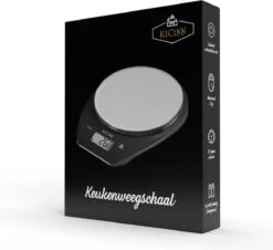 Kicinn Keukenweegschaal - Precisie Weegschaal - Digitale Keuken Weegschaal - 1gr Tot 5kg - Tarra Functie - Inclusief Batterijen - RVS/Zwart -Merkloos Winkel 1200x1098 8