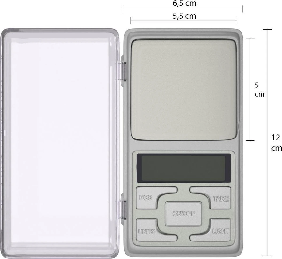 Krumble Precisie Weegschaal - Digitale Keukenweegschaal - 0.01 Tot 500 Gram 5 Krumble Precisie Weegschaal - Digitale Keukenweegschaal - 0.01 Tot 500 Gram - Afbeelding 5