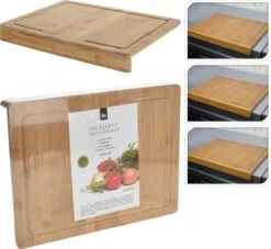Excellent Houseware Bamboe Snijplank - Voor Op Het Aanrecht -Merkloos Winkel 1200x1101 10
