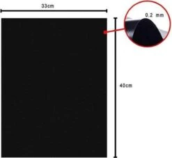 Merkloos 2 X Herbruikbare Ovenbeschermer , BBQ Mat, BBQ Toebehoren Of Bakpapier Vervanger