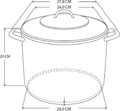 Excellent Houseware Soeppan - 9 L -Merkloos Winkel 1200x1101 2