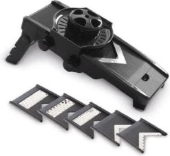 Hendi Mandoline Groentesnijder V-vorm - Incl. 5 Extra RVS Messen - Instelbare Snijdikte 1 Tot 9 Mm -Merkloos Winkel 1200x1101 6