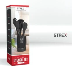 Strex Keukengerei Set Met Houder 15 Delig - Hittebestendig / BPA Vrij / Siliconen - Keuken Gerei -Merkloos Winkel 1200x1101 9