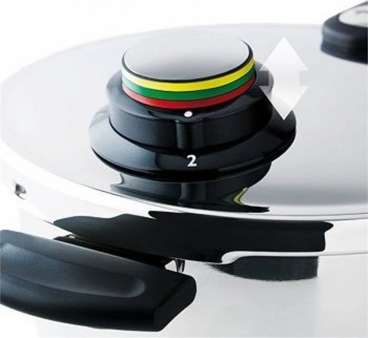 Fissler Vitavit Premium 2022 - Snelkookpan - 6 Liter - Met Stoominzet 3 Fissler Vitavit Premium 2022 - Snelkookpan - 6 Liter - Met Stoominzet - Afbeelding 3