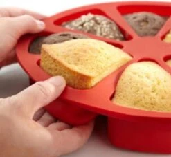 Merkloos Siliconen Taart Bakvorm - 8 Losse Punten -Merkloos Winkel 1200x1104 13