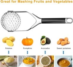 BOTC Aardappelstamper - Pureestamper - Stampot Stamper - Aardappelstamper - Opvouwbaar -Merkloos Winkel 1200x1105 13