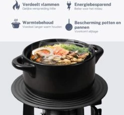 Vlamverdeler - Sudderplaat - Gasfornuis - BBQ - Aluminium - Fraai Design - 28 Cm -Merkloos Winkel 1200x1107 13