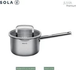 Sola Pannenset Juvia - 4 Delig - Ø 16,16,18,20 Cm - Zilver - RVS - Sandwichbodem -Merkloos Winkel 1200x1110 3