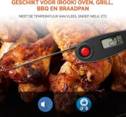 Mancor Vleesthermometer BBQ Thermometer Digitaal Keukenthermometer Accessoires Voedselthermometer - Inklapbaar -Merkloos Winkel 1200x1114 12