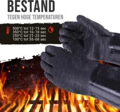 Wowgoods® Extra Lange Ovenwanten Tot 500°C - Hittebestendige BBQ Handschoenen Met Vleesklauwen -Merkloos Winkel 1200x1114
