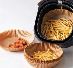 Inventum - Airfryer Bakpapier - Air Fryer Wegwerpbakjes - 50 Stuks - Bruin - Natuurlijk Papier -Merkloos Winkel 1200x1115 10