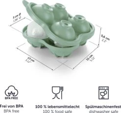 Blumtal Bollen IJsblokjesvorm - 2 X 4 IJsblokjes - Hoogwaardig Siliconen - 8 Stuks - 5 Cm - Olive - Groen / Mineral Red - Rood 11 Blumtal Bollen IJsblokjesvorm - 2 X 4 IJsblokjes - Hoogwaardig Siliconen - 8 Stuks - 5 Cm - Olive - Groen / Mineral Red - Rood -Merkloos Winkel 1200x1115 5