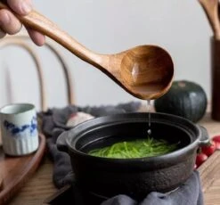 Luverno® - Keukengerei Set - 6 Delig - Teakhout - Keukenset - Keukengerei - Keukengerei Set Met Houder - Keukengerei Houder - Spatelpot - Bruin -Merkloos Winkel 1200x1117 5