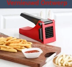 Merkloos Frietsnijder | Groentesnijder | Patatsnijder | Multifunctioneel | Met Handleiding | Sterke Messen -Merkloos Winkel 1200x1118 7