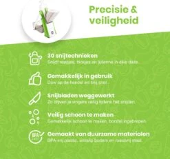 Dremdo Mandoline Groentesnijder – Keukensnijder ­– Handmatig – Schijfjes/Blokjes/Reepjes/Julliene - BPA-vrij -Merkloos Winkel 1200x1120 4