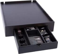 Hospitality Tray Roootz Napoli | Capsulehouder Nespresso| Koffie Tray | Zwart Kunstleer |
