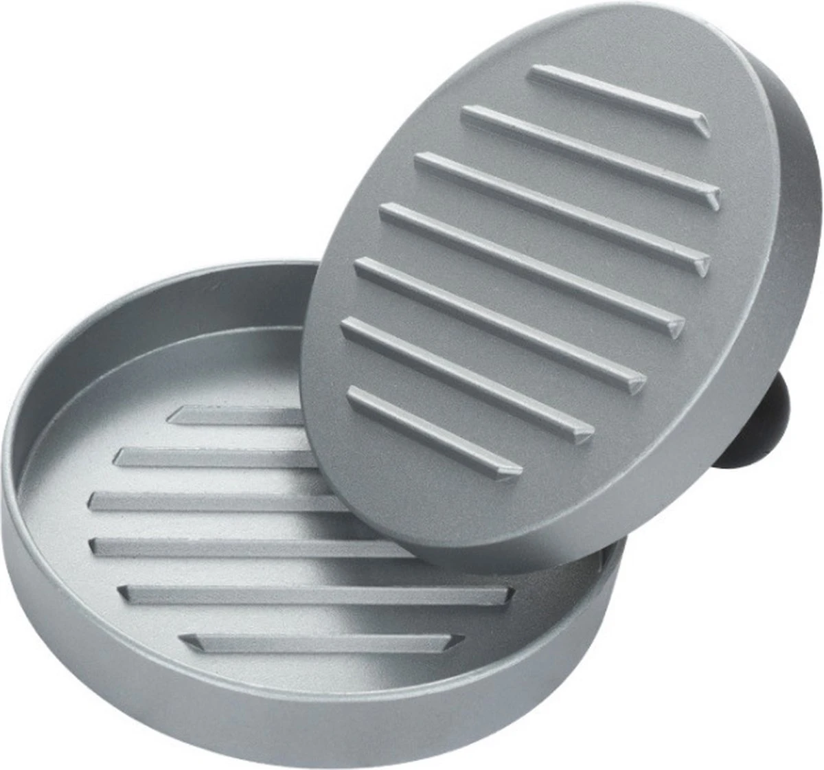 YUGN Hamburgerpers - Anti Aanbaklaag - RVS - BBQ Accessoires - Inclusief 50 Waxpapiertjes - Cadeau Tip 5 YUGN Hamburgerpers - Anti Aanbaklaag - RVS - BBQ Accessoires - Inclusief 50 Waxpapiertjes - Cadeau Tip - Afbeelding 5