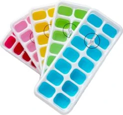 Blauw - IJsblokjesvorm Siliconen Met Deksel - IJsvormpjes, Herbruikbaar - IJsblokjesmaker Zonder Morsen, BPA Vrij -Merkloos Winkel 1200x1122 6