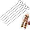 PD® - Barbecue Spiezen 30 Cm - 6delig - BBQ Spiezen Set - Spiezen Voor Marsmallows - Vleesspiezen - Vleespennen - Saté Prikkers
