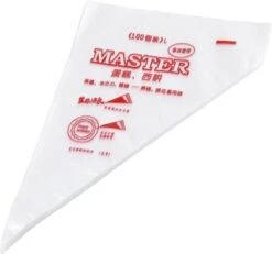 Merkloos 100 Wegwerp Spuitzakken - Garneerzakken - Slagroomspuit Zakken - Large