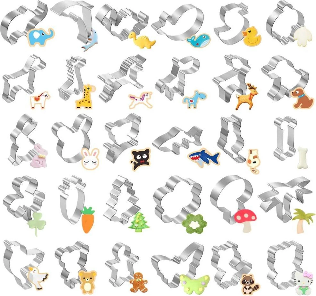 Merkloos Dieren Koekjesvorm Kat Eend Beer Vormen Uitstekers Snijvorm Dolfijn Set 30 Stuks Koekjes Bakken Chocolaatjes Maken Plezier Kinderen Ouders 1 Merkloos Dieren Koekjesvorm Kat Eend Beer Vormen Uitstekers Snijvorm Dolfijn Set 30 Stuks Koekjes Bakken Chocolaatjes Maken Plezier Kinderen Ouders