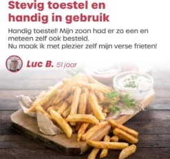 Culidor Frietsnijder - Patatsnijder - Fritessnijder - RVS - 2 Snijvormen 11 Culidor Frietsnijder - Patatsnijder - Fritessnijder - RVS - 2 Snijvormen -Merkloos Winkel 1200x1123 6