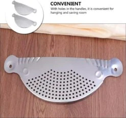 RVS Afgietdeksel- Afgiethulp Met Handvaten- Veilig Afgieten -Keuken Zeef- Vaatwasser Bestendig- Sieve- 26cm- Keuken Tool -Merkloos Winkel 1200x1125 13