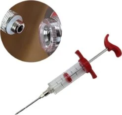 LOUZIR RVS Marinade Injector | BBQ Vlees Spuit Injecteur | Meat Injector | Injectiespuit Inclusief 3 Naalden | Marinade Injectiespuit | Vlees Injectie Spuit | Barbecue Vlees Injector -Merkloos Winkel 1200x1125 20