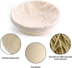 ML Kitchen Rijsmandje - Inclusief Deegmesje En Deegkleed - Rijsmand Banneton - Zuurdesem - Ø 23 Cm 13 ML Kitchen Rijsmandje - Inclusief Deegmesje En Deegkleed - Rijsmand Banneton - Zuurdesem - Ø 23 Cm -Merkloos Winkel 1200x1131 14