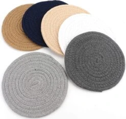 Pannen Onderzetters 6 Stuks - Katoen Geweven - Hittebestendig - Pannenonderzetter 9 Pannen Onderzetters 6 Stuks - Katoen Geweven - Hittebestendig - Pannenonderzetter -Merkloos Winkel 1200x1132 21