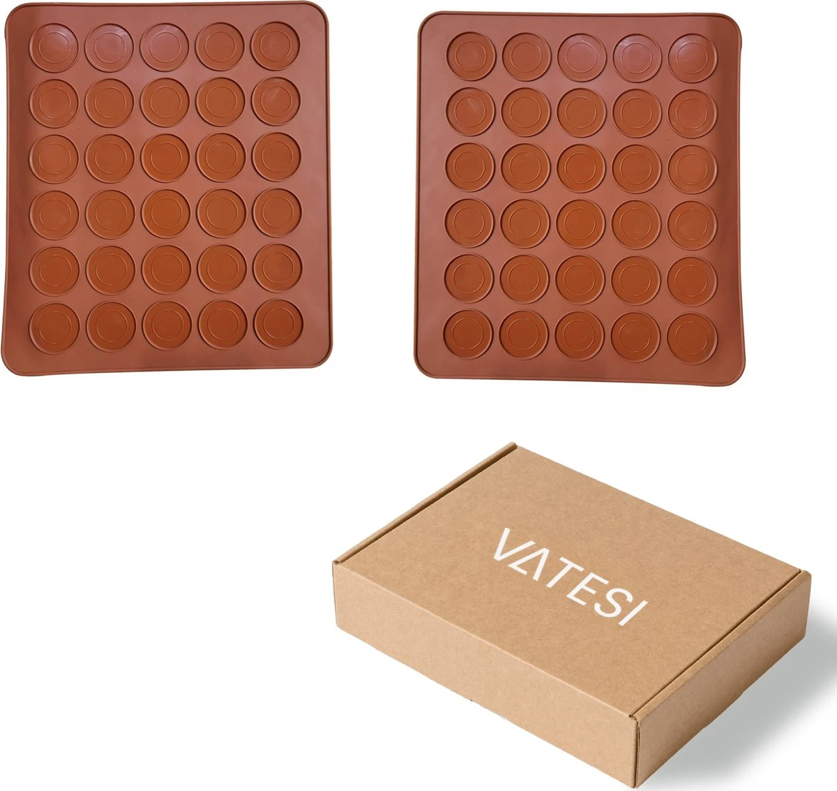 Macarons Bakmat - 2 Stuks - Macarons Set - Macarons Mat - 30 X 22 Cm - Macarons Bakken 5 Macarons Bakmat - 2 Stuks - Macarons Set - Macarons Mat - 30 X 22 Cm - Macarons Bakken - Afbeelding 5